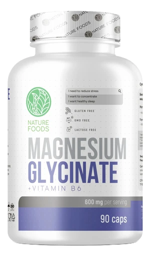 Nature Foods Magnesium Glycinate+B6 90 капс.